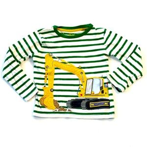 Mini Boden Lift Flap Construction Shirt